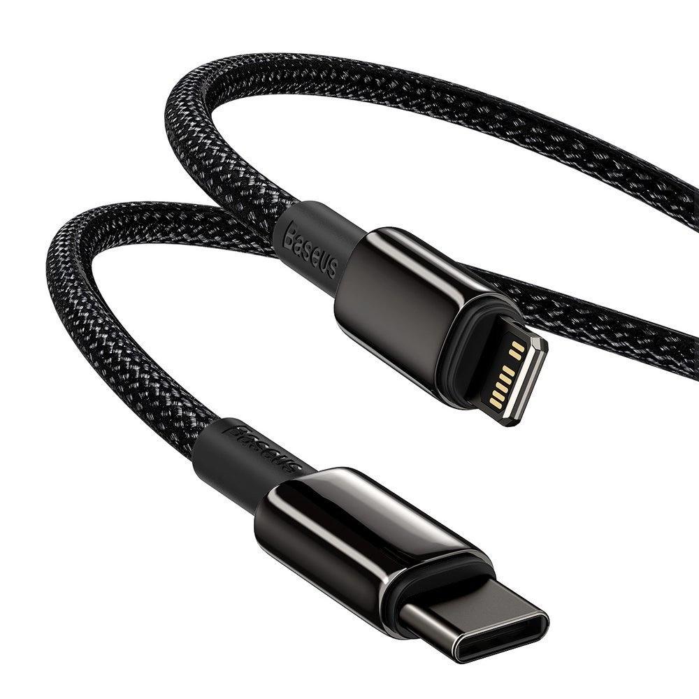 Baseus Usb Type C - Lightning Cable Fast Charging Power Delivery 20 W 1 M Black (Catlwj-01)