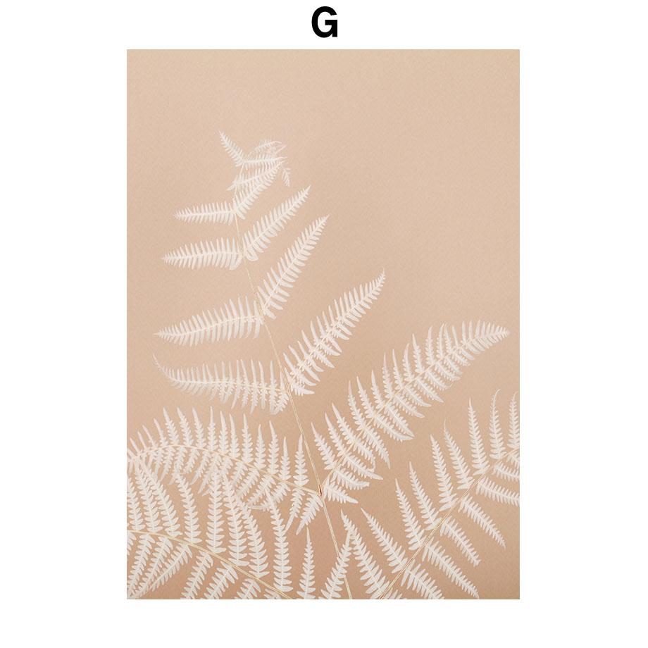 Бежевый пальмовый лист, жгучий цветок, тростник, постеры и принты, холст, живопись, скандинавские настенные художественные картины, гостиная, домашний декор