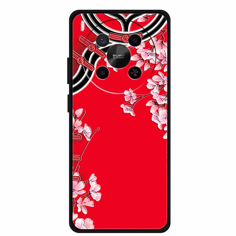 For ZTE Blade V70 Max Case 3D Blossom Emboss Soft Silicone Phone Cover for Nubia V70 Max Cases Relief Flower Shell New V 70 Max