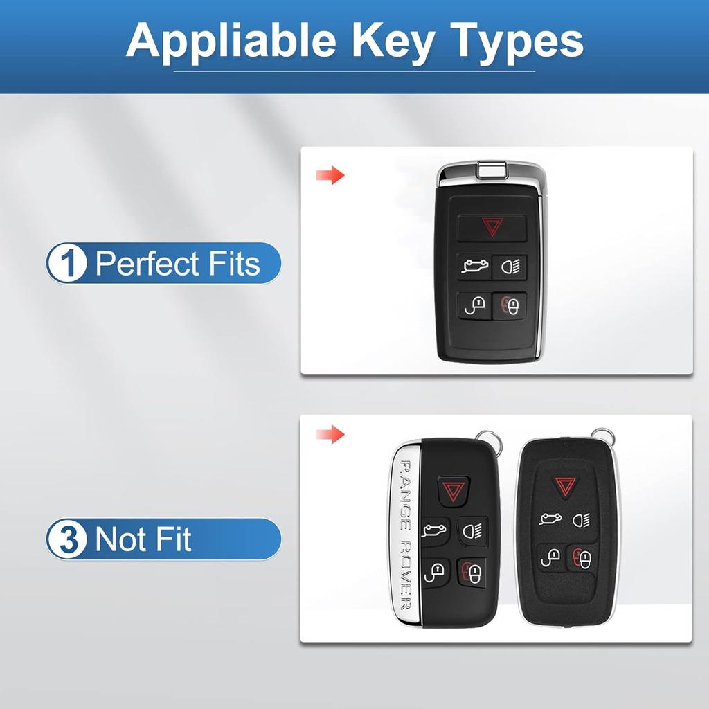 Чехол для брелока Land Rover с брелком, мягкий чехол для ключей из ТПУ, подходящий для Vogue Range Discovery Rover