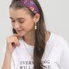 LALA Импортная этническая повязка для волос - L/ФИОЛЕТОВЫЙ