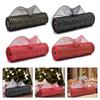 Deco Ribbon 10Inchx10Yard Metallic Foil Poly Net Ribbons Set for Christmas Wreath Art Craft Party Decorating Packaging
