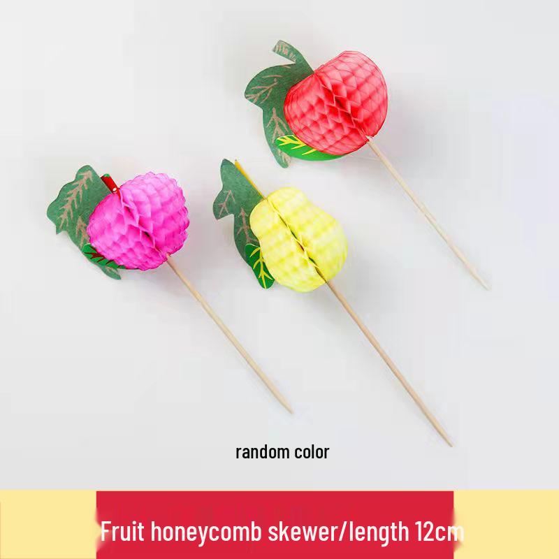 Tropical Cake & Cocktail Decoration Set: Coconut Tree, Umbrella, Insert Cards