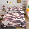 Camouflage Bedding Set Boy Teen Kids Abstract Duvet Cover with Pillowcase King Queen Twin Size Polyester Comforter Cover 2/3Pcs