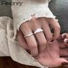 Foxanry Медный Цвет Неправильные Геометрические Кольца Для Женщин Пар Кольца Личность Мода Минималистичные Классические Ежедневные Вечерние Украшения Подарок