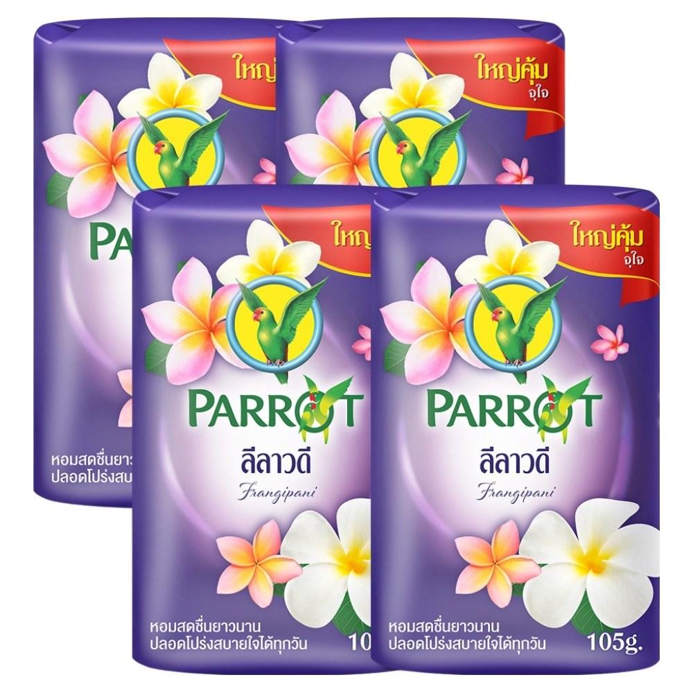 PARROT Botanicals Frangipani Soap 105g 4 pcs