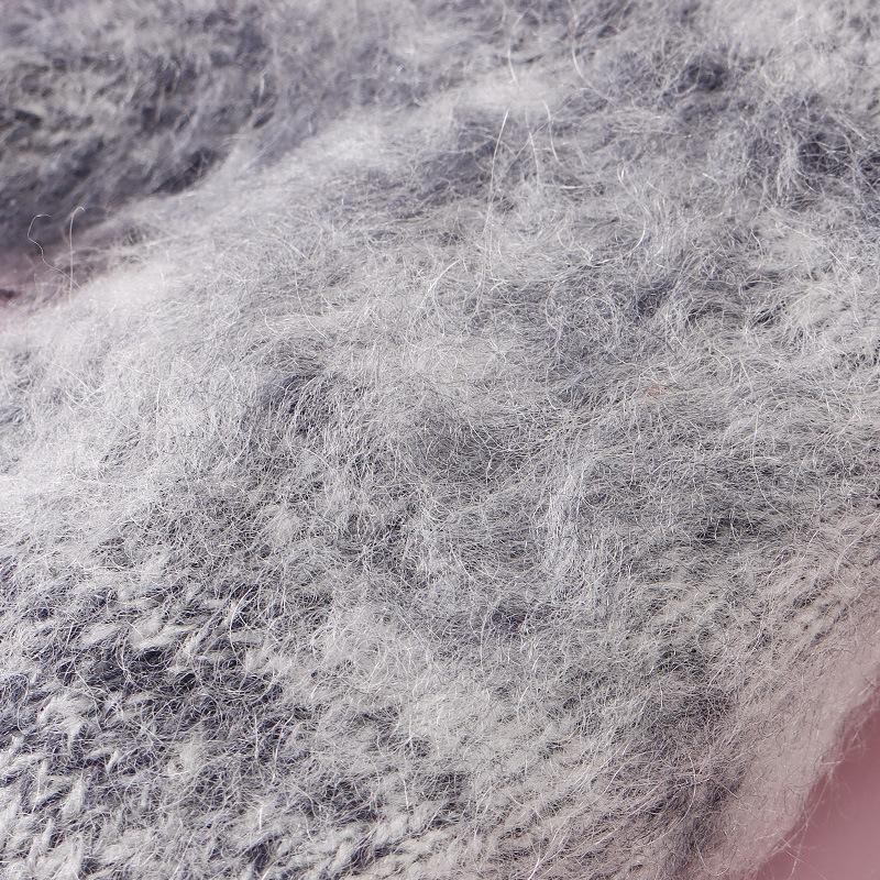 Милые шерстяные детские теплые перчатки плюс бархатные зимние морозостойкие перчатки детские вязаные перчатки для шеи