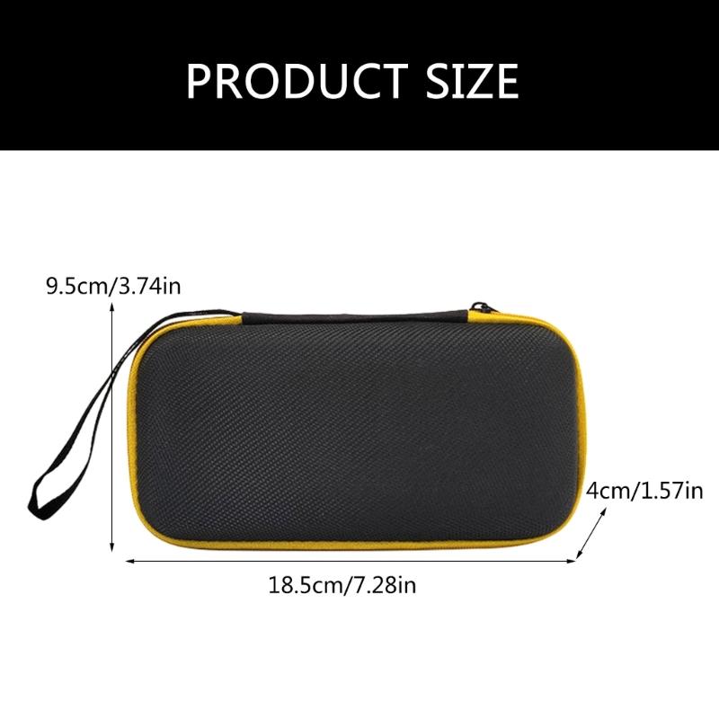 Game Console Storage Bag Scratchproof Handbag for RG40XX H EVA Protector Case with Pocket Travel Carrying Pouch