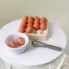 1/4/17Pcs Simulation Food Egg With Tray Dollhouse Kitchen Toy Doll Accessories