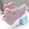 New Style Designer Sneakers Woman Plus Velvet Warm Snow Boots Women's Shoes Autumn Winter Flat White Shoes Casual Cotton Shoes