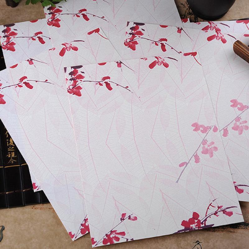 Letter Paper Creative Chinese Style Ancient Style B5 Letter Paper Stationery  Small Fresh and Beautiful Ink Can Be Written and Printed