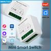 Tuya ZigBee/WiFi Mini Smart Switch 16A/20A DIY Breaker Relay Module with Power Monitoring, 2-Way Control for Smart Life Alexa Google Home Automation