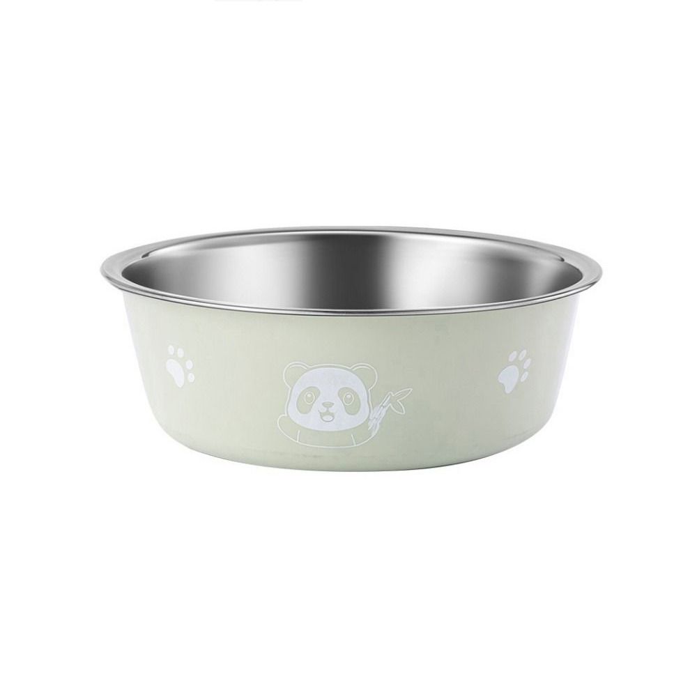 Нескользящая миска для кормления кошек с рисунком панды, поднос для питья и еды для щенков и котят