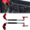 ATV Black+Red Billet Aluminum Anodized Door Opener Kit For 17-20 Can-Am Maverick