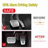 Tesmayx For Tesla Model 3 Y Juniper 2025 2026 Aluminum Alloy Foot Pedal Accelerator Gas Fuel Brake Pedal Pedal Cover Replacement