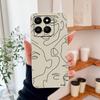 Чехол для Honor X7D X9D Цветные Сердечки Мягкий Жидкий Силикон Полная Защита Задняя Крышка Телефона Для Honorx7d Honorx9d Модный Funda