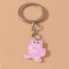 Creative Funny Cat Keychain Cartoon Animal Key Ring Pendant for Car Key Holder Women Girl Handbag Decor Charms DIY Jewelry Gifts