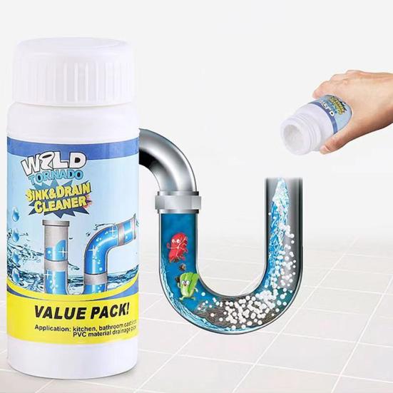 Yousheng Toilet Damper Hair Grease Soap Scum Toilet Dredging Agent Set Kitchen Bathroom Drain Unblocker Pipe Grease Dissolver