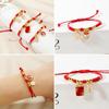Red String Rabbit Zodiac Bracelet - Handmade Ethnic Style Jewelry