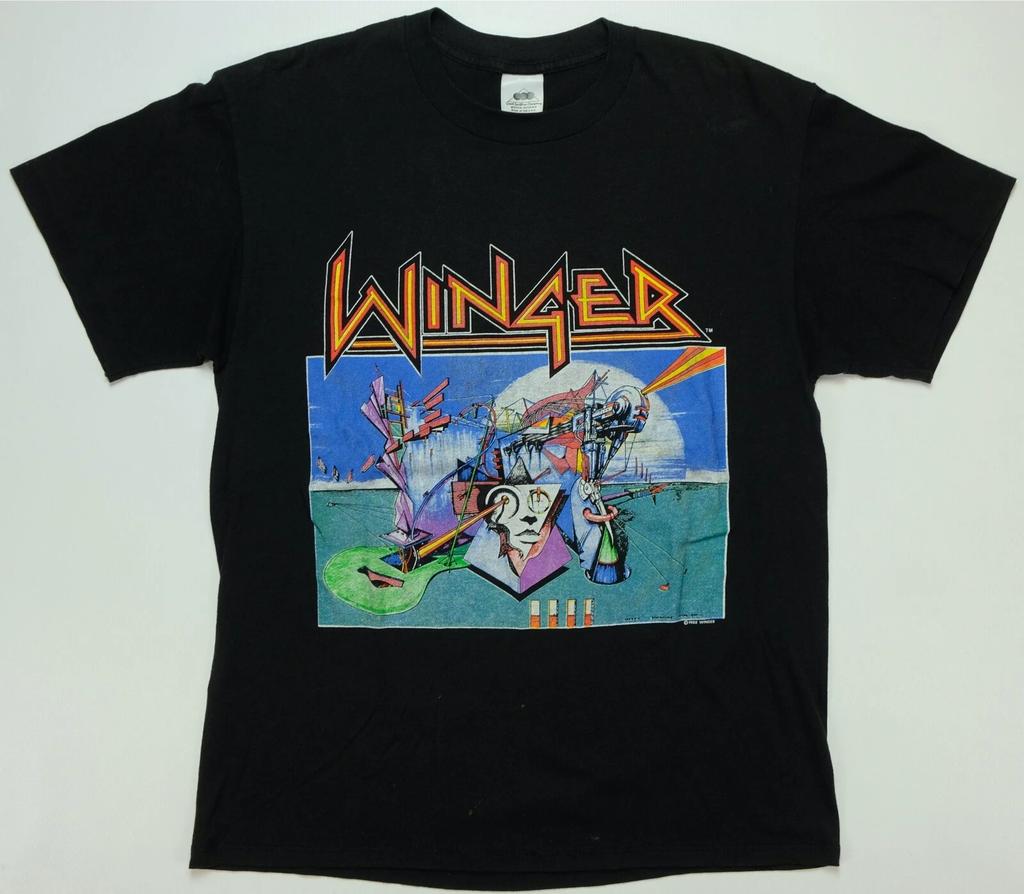 Редкая винтажная футболка GREAT SOUTHERN Winger Too Tuff To Tame 1988 1989 Тур 80-е 90-е L