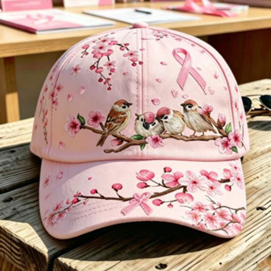 Embroidered Bee Hat Baseball with Rhinestone Bow, Bees Butterflies Pattern Sun Curved Brim Cap Hat, Adjustable Metal Buckle Sport for All-Season Wear