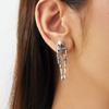 Hip Hop Halloween Earrings Zinc Zinc Alloy Imitation Human Bone Earrings Fashion Skeleton Earrings  Halloween