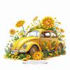 Acrylic Special Shape Angel Sunflower Diamond Painting Tabletop Ornaments Kit Rhinestones Desktop Ornaments for Adults Beginner