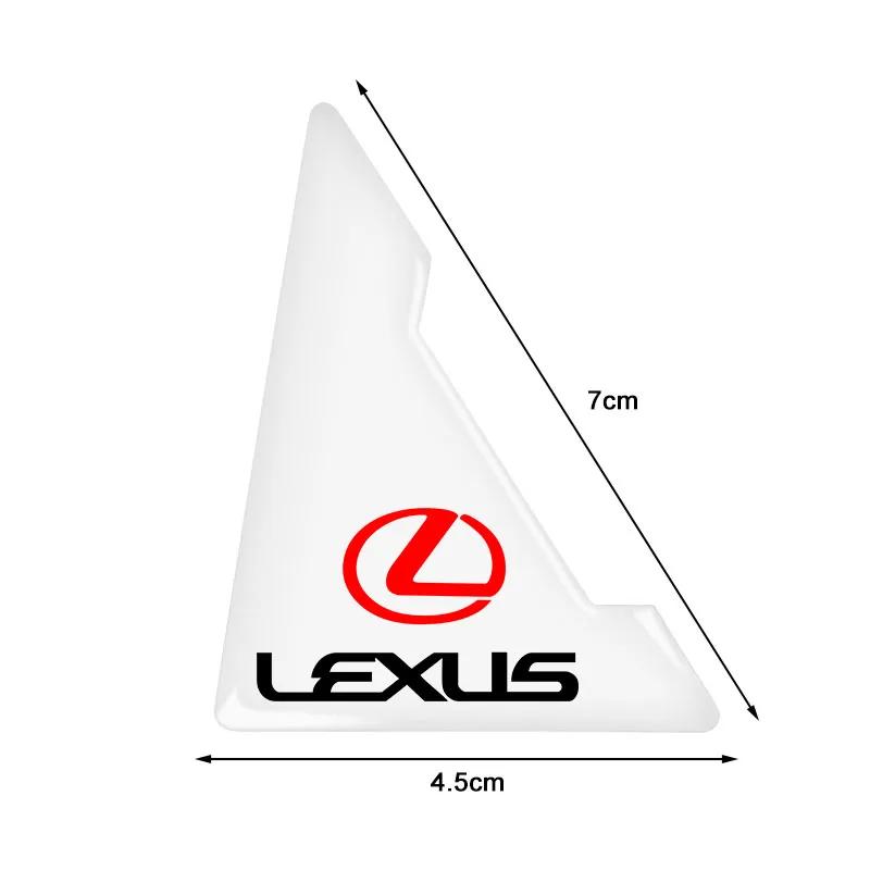 AAPK1 2026 Hot Interior Stickers 2pc Car Transparent Protective Cover Door Corner Cover Anti-collision Sticker For Lexus CT200H RX200T