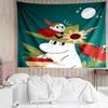 Moomin Print Tapestry, Backdrop, Easy Setup, Ideal for Bedroom, Office & Living Room, with Aesthetic Wall Hanging Decor.
