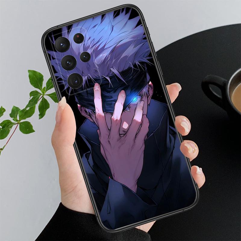 Jujutsu Kaisen Satoru Gojo Phone Case For Samsung S25 S24 S23 S22 S21 S20 Ultra S20 S22 S21 S20 FE S24 Plus