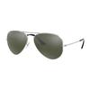 RayBan Aviator Sheet Metal Green Alloy Aviator Sunglasses Unisex Couples