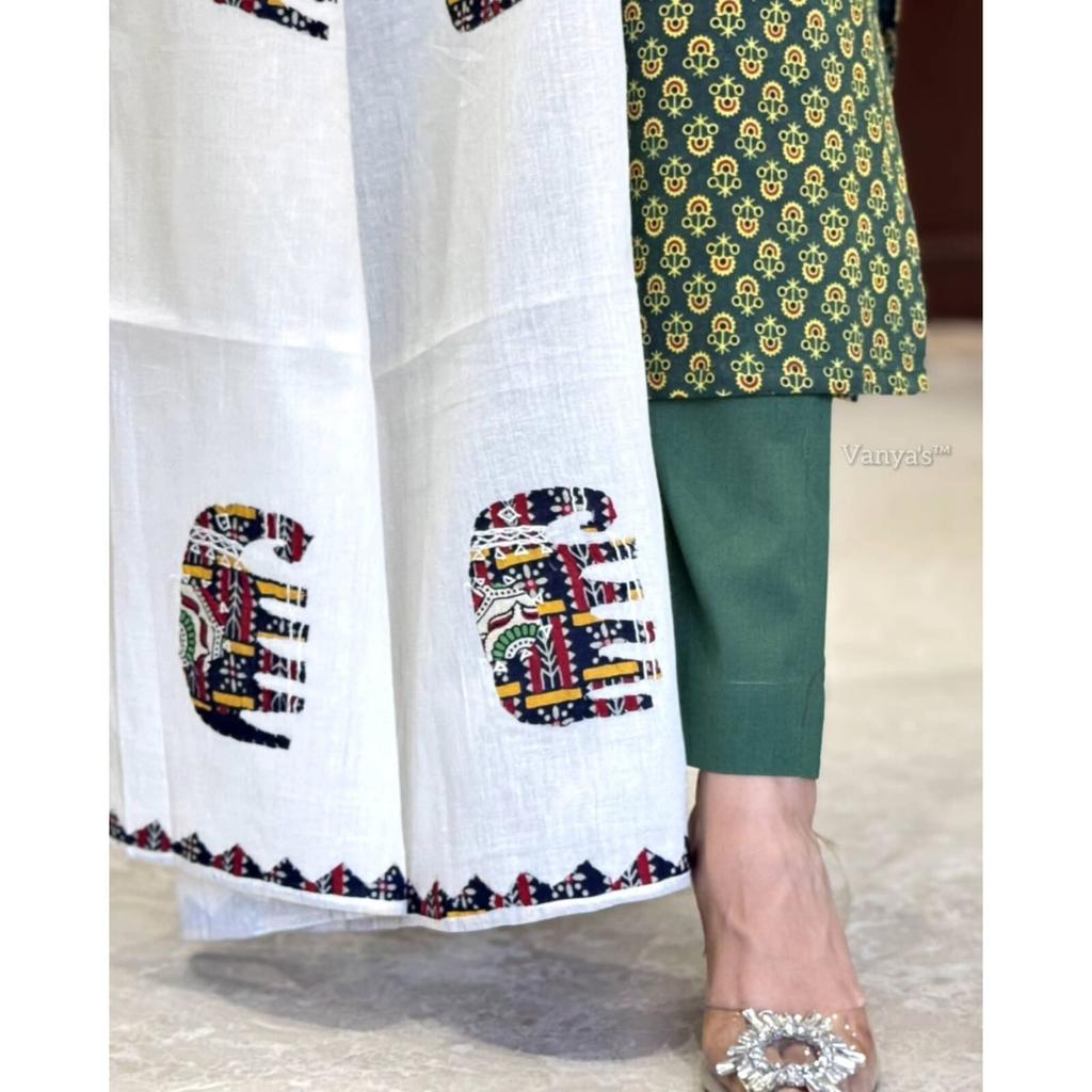 Индийский женский дизайнерский комплект курта брюки дупатта праздничная одежда топ туника курти платье VF-20255a