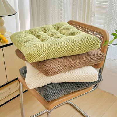 Квадратная подушка на сиденье Ультрамягкая теплая напольная подушка Утолщенные подушки для стульев для кухни столовой офисных стульев татами