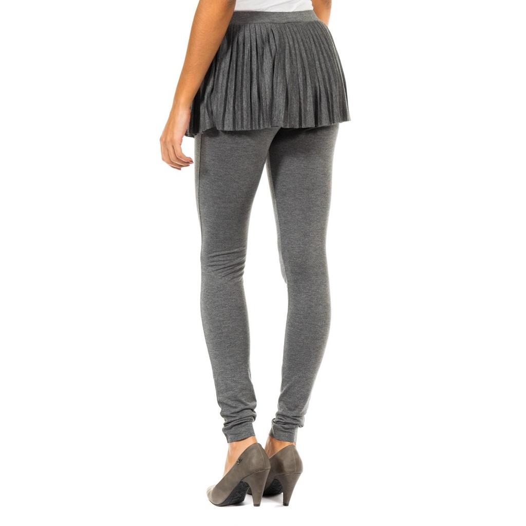 Женские эластичные плиссированные леггинсы с юбкой 70DFU0037