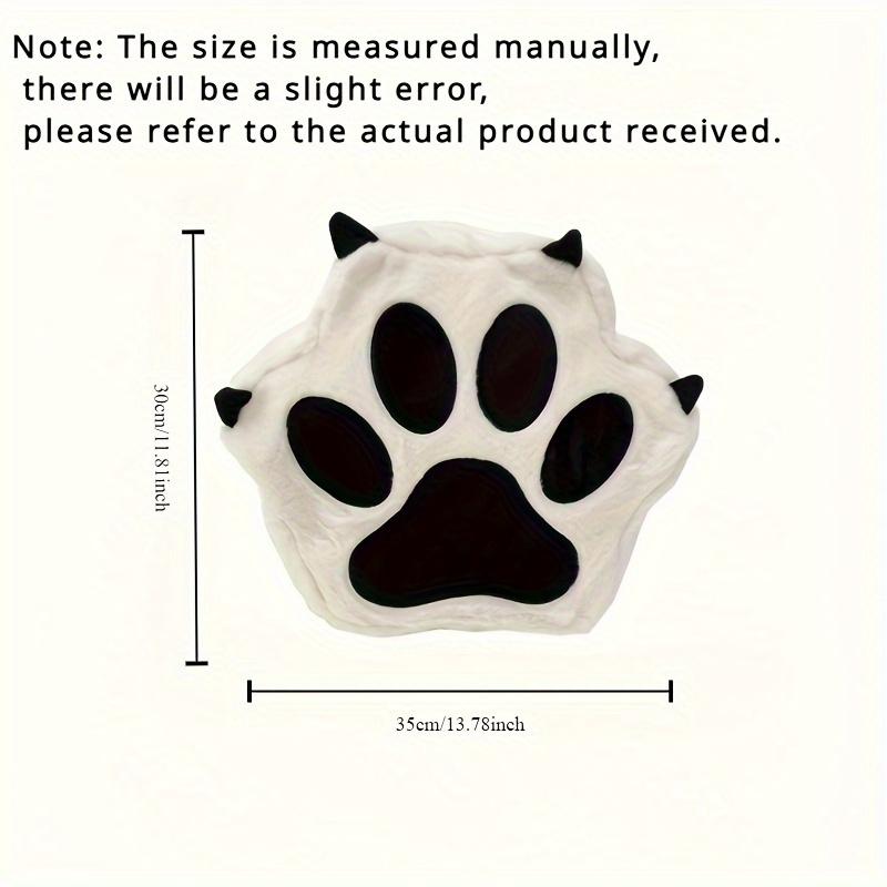 Плюшевый рюкзак в форме лапы мультяшного щенка, большая вместимость, дизайн с застежкой-молнией, стильная сумка из искусственной кожи, креативный модный школьный рюкзак