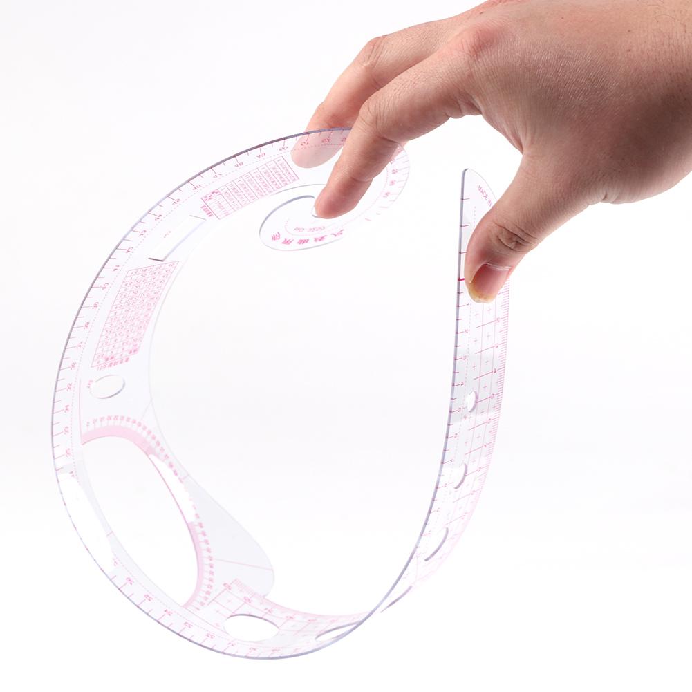 ABS Measure Tailor Ruler Shaped Curve Styling Design Sewing Tools Soft Plastic Ruler for Quickly Measuring Accessories