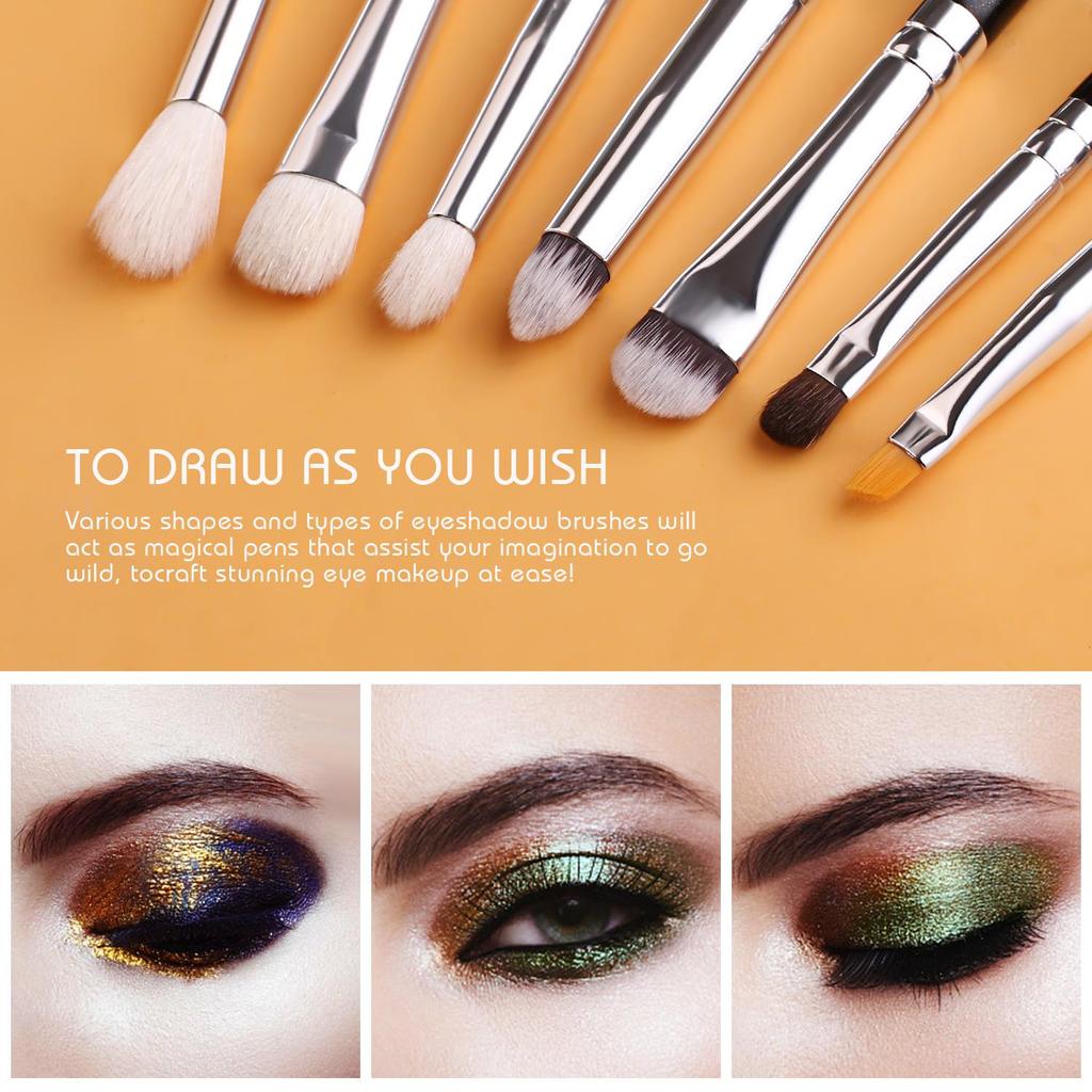 BEILI Makeup Brushes 15pcs Professional Premium Synthetic Goat Hair Kabuki Foundation Blending Face Powder Blush Concealers Eye Shadows With Holder