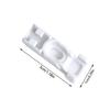 6PCS/Set Pleated Blind Spare Parts Clamp Carriers Tension Shoes For Tensioned Pleated Blinds For Adhesive Carriers