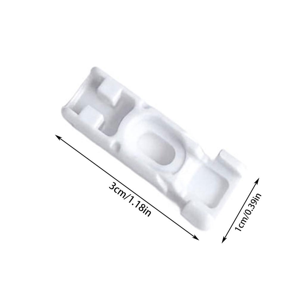 6PCS/Set Pleated Blind Spare Parts Clamp Carriers Tension Shoes For Tensioned Pleated Blinds For Adhesive Carriers