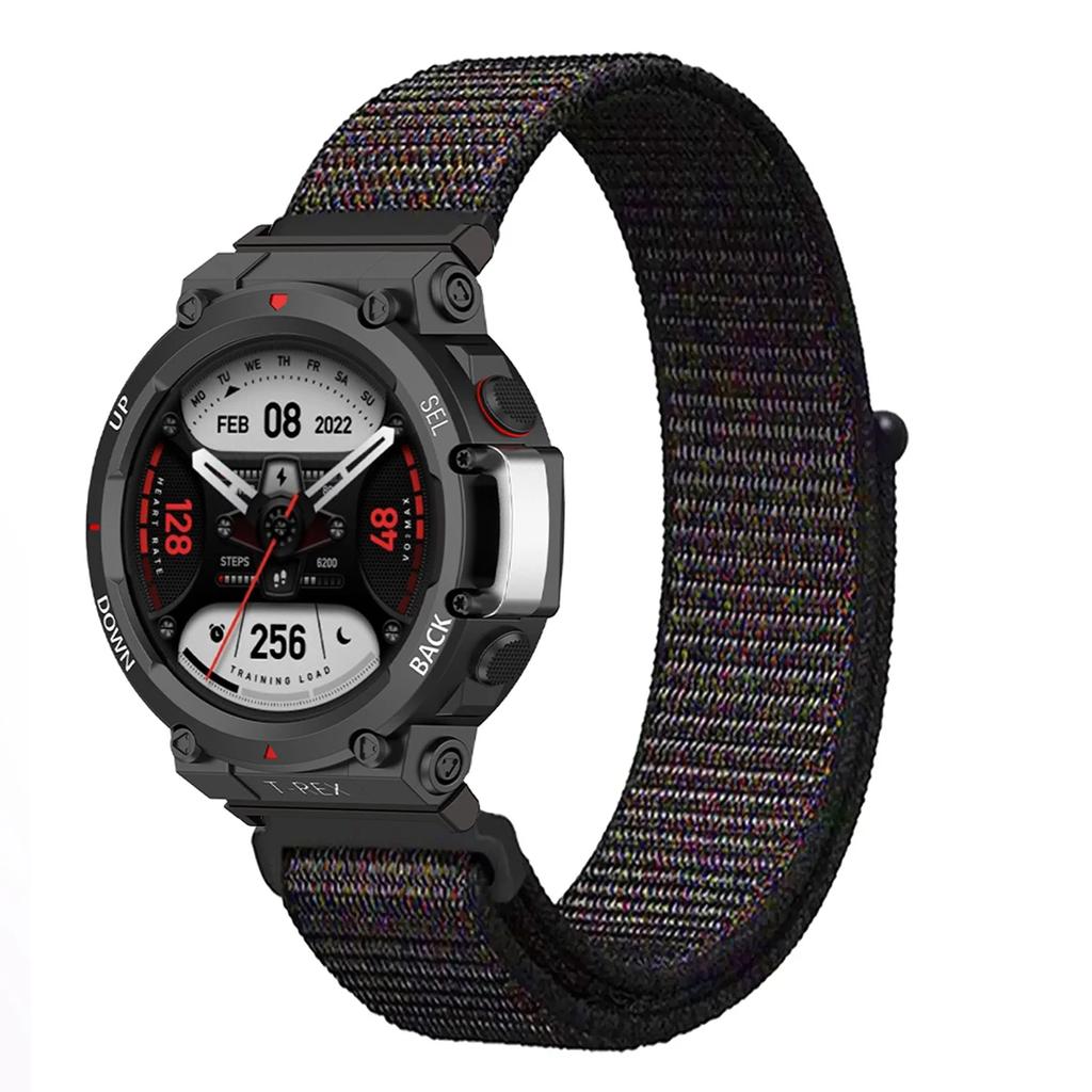 Нейлоновый ремешок-петля для умных часов Huami Amazfit T-REX 3/2, женский/мужской браслет для Amazfit T-Rex/T-Rex Pro, ремешок на запястье Correa
