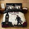 Resident Evil Pattern Bedding Quilt Set Quilt Cover Pillowcase Home Birthday Gift(1 * duvet cover + 2 * pillowcase, without core)