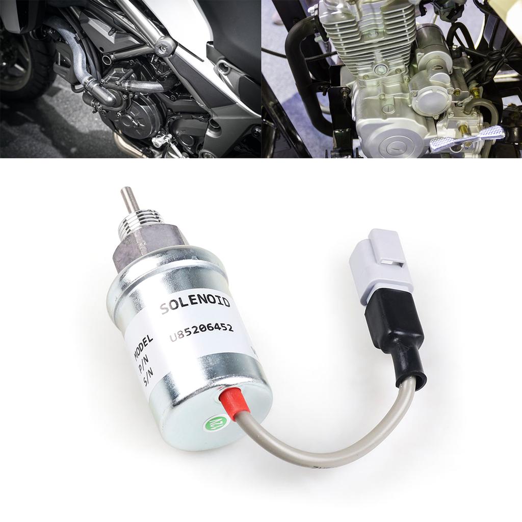 Электрический U85206452 соленоид отключения для 402D 403D 404C 403C 12 В соленоидные клапаны отключения подачи топлива