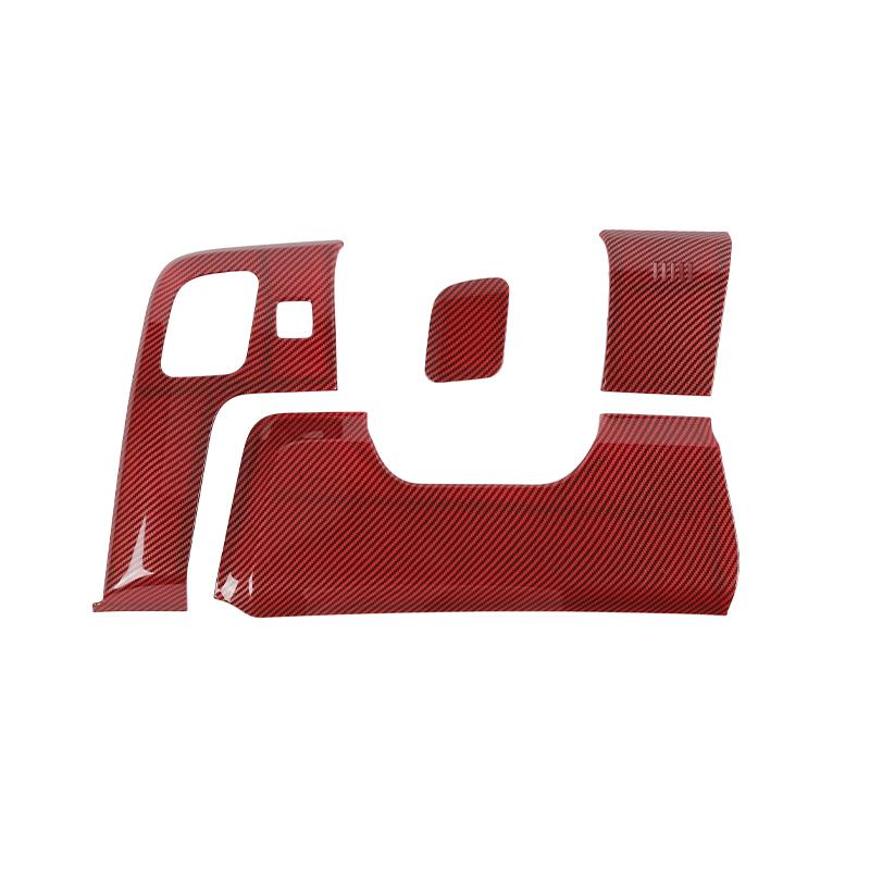 Car Under Steering Wheel Decorative Panel Stickers Accessories Fit for Ford Mustang 2015 Up ABS Interior Accessories