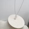 S925 Sterling Silver Pig Nose Ball Clavicle Chain Minority Fashion Design Sense Pendant Ornaments