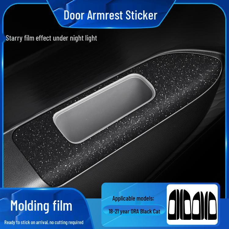 Пленка Звездное небо для интерьера ORA Black/Good Cat, матовая оберточная наклейка для замены