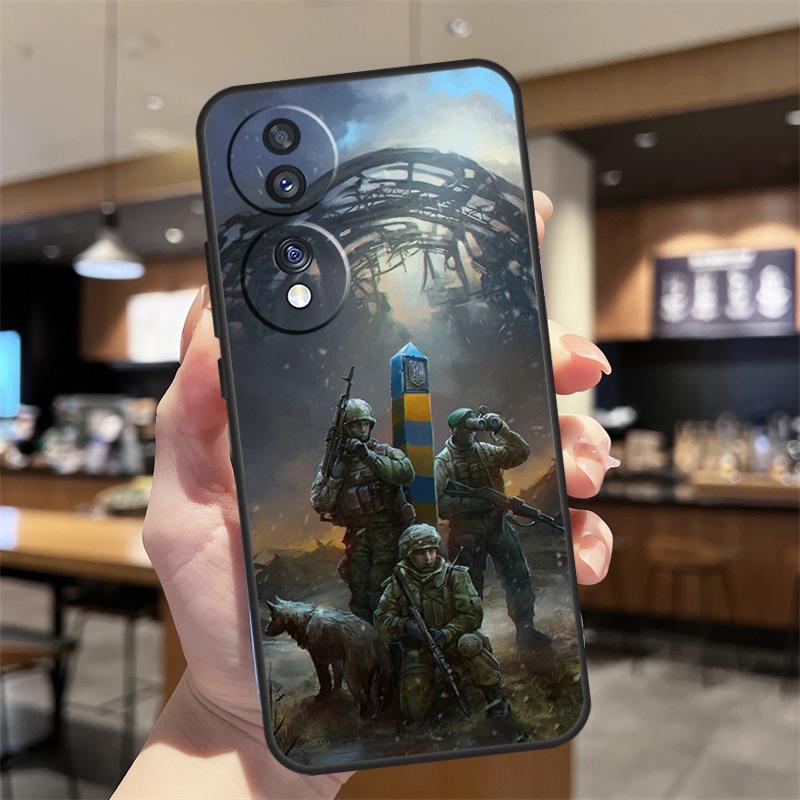 Чехол с украинским флагом для Honor Magic 8 Lite 5 6 7 Pro Honor Win RT 400 200 50 70 90 X8c X9a X9b X9c X9d Чехол