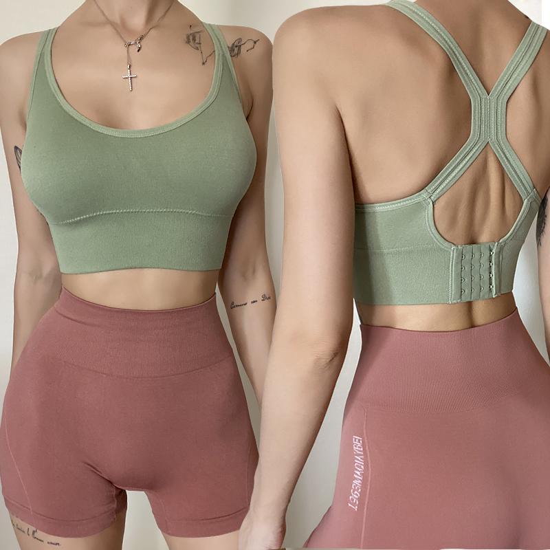 Women Sports Bra Push Up Crop Top Female Workout Fitness Gym Tank Top Running Yoga Braletter Athletic Sportswear