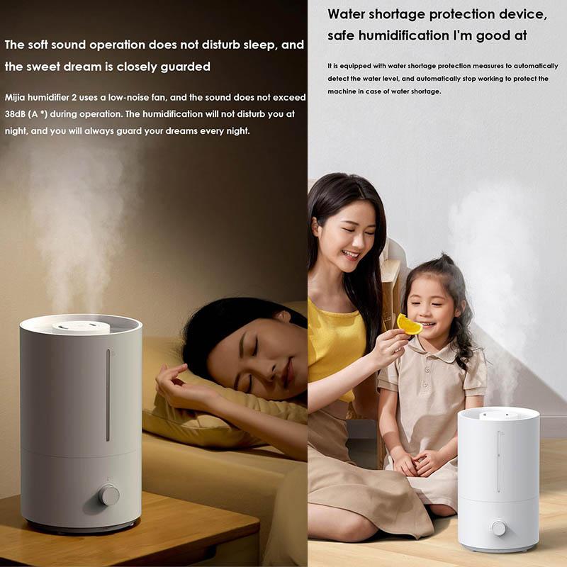 XIAOMI MIJIA Air Humidifier 4L 2 For Home Essential Oils Diffuser Bedroom Aroma Diffuser 99.9% Antibacterial Water Tank