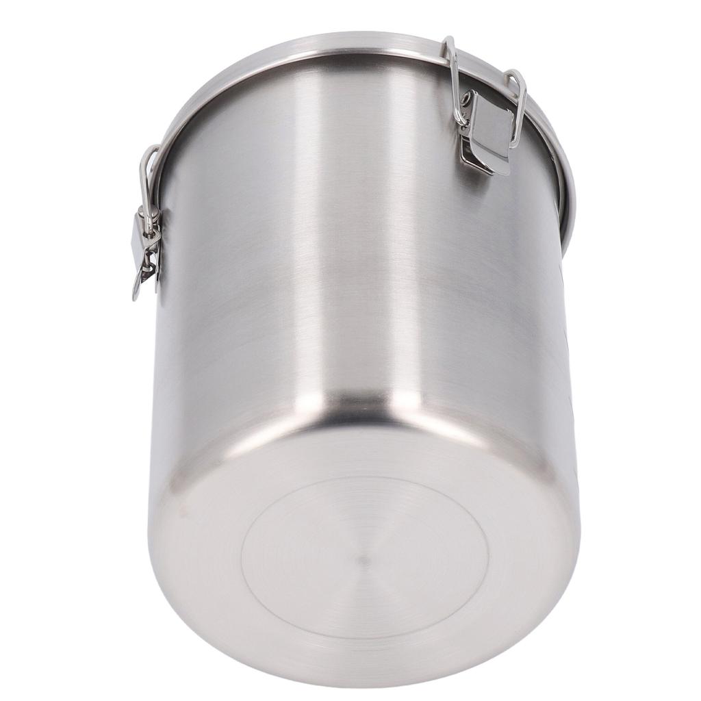 Airtight Pet Food Storage Container Stainless Steel Versatile Leakage Proof Cat Dog Food Holder Bin