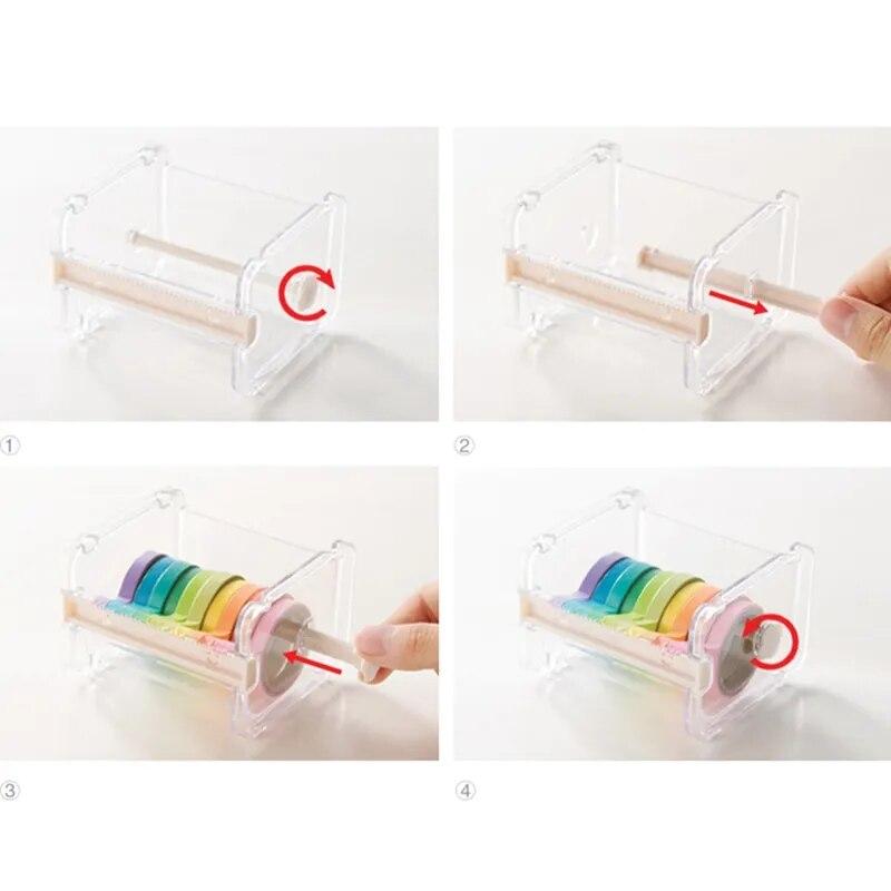 Канцелярские принадлежности, резак для клейкой ленты, органайзер для хранения ленты, резак для офиса, диспенсер для скотча, школьные принадлежности для студентов